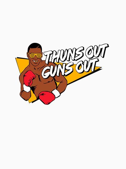 Mike Tyson Thuns Out Guns Out T-Shirt
