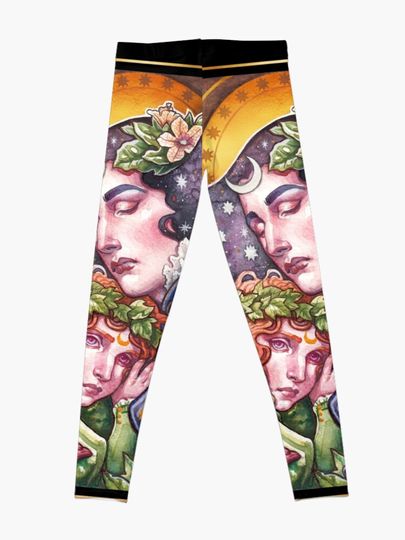 Night is the mother of Witches Leggings