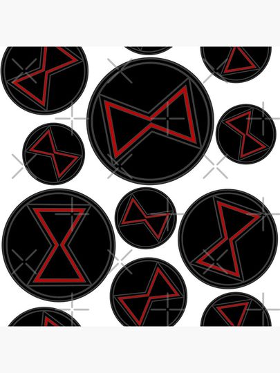 Black widow pattern Pillow