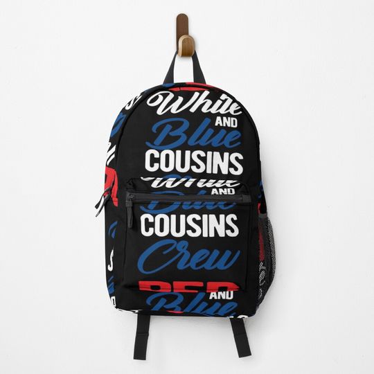 Red White Blue Cousins Crew Backpack