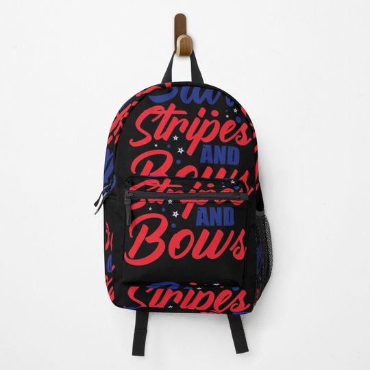 Stars stripes and bows Backpack
