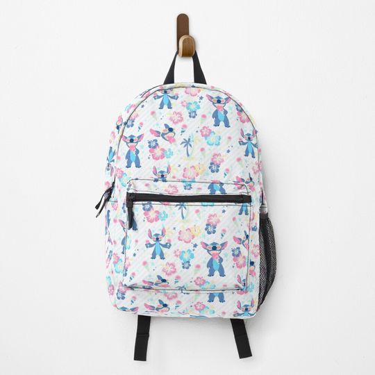 Stitch - Just Chillin' fanart  Backpack, cute stitch backpacks for school