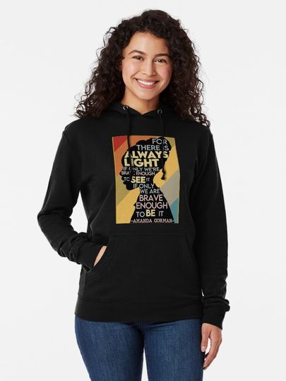 black live, for there is always light Lightweight Hoodie