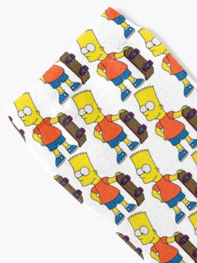 bart simpson Socks, Simpson Funny, Gift for Fan