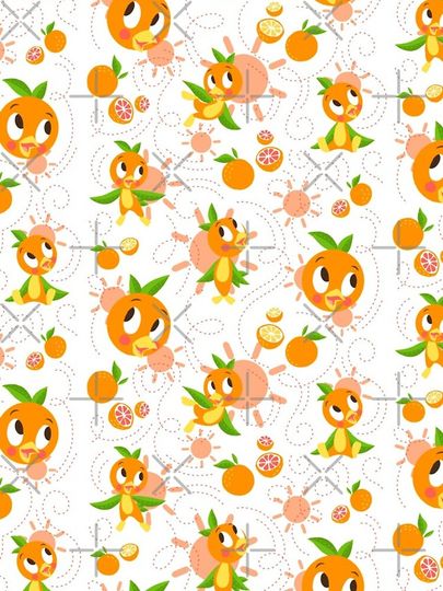 Hello Sunshine! - Orange Bird (white background) iPhone Case