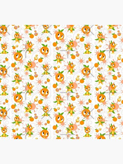 Hello Sunshine! - Orange Bird (white background) Socks