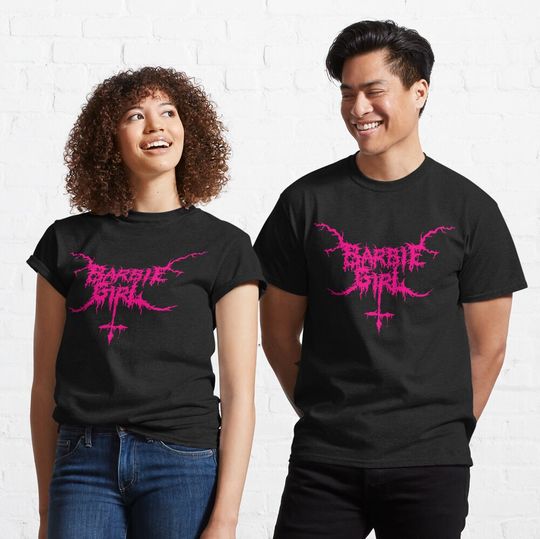 Barbie Girl In Black Metal T-shirt