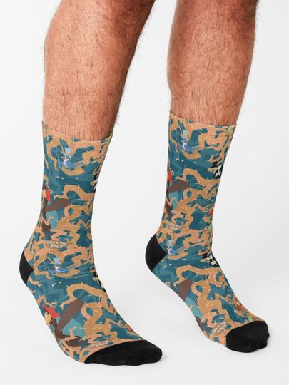 Splash Mountain Socks