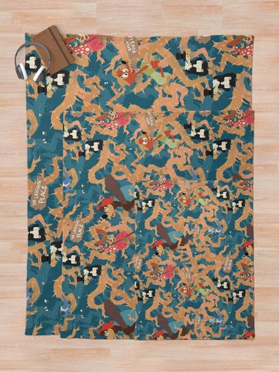 Splash Mountain Throw Blanket