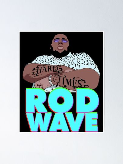 Rod Wave Poster Wall Decoration for Bedroom Spaces