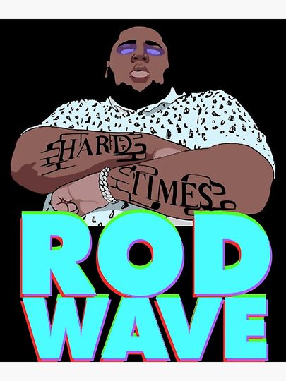 Rod Wave Poster Wall Decoration for Bedroom Spaces