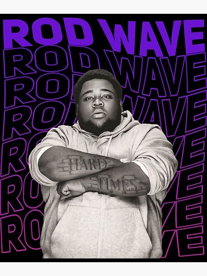 Rod Wave Poster Aesthetic Wall Print for Dorm Room