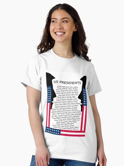  All U.S  Presidents Classic T-Shirt
