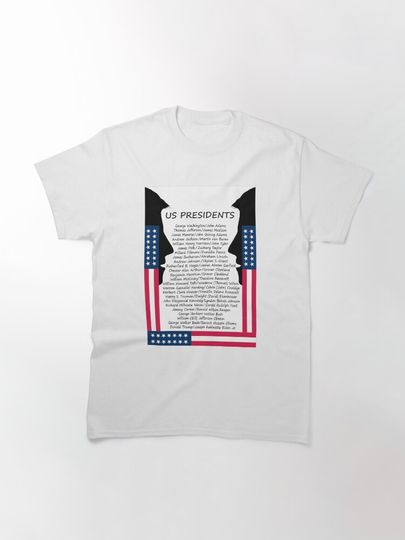  All U.S  Presidents Classic T-Shirt