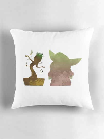 Babies Inspired Silhouette Pillow