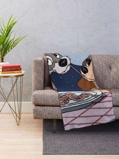 Lady and the Tramp Throw Blanket