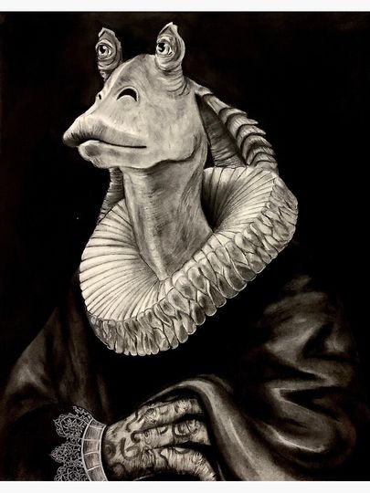 Sir Jar Jar Binks Canvas