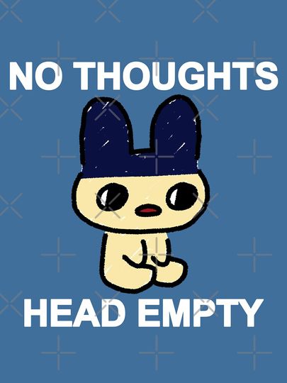 No thoughts head empty Hoodie for Men and Women