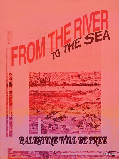 FROM THE RIVER TO THE SEA Premium Matte Vertical Poster