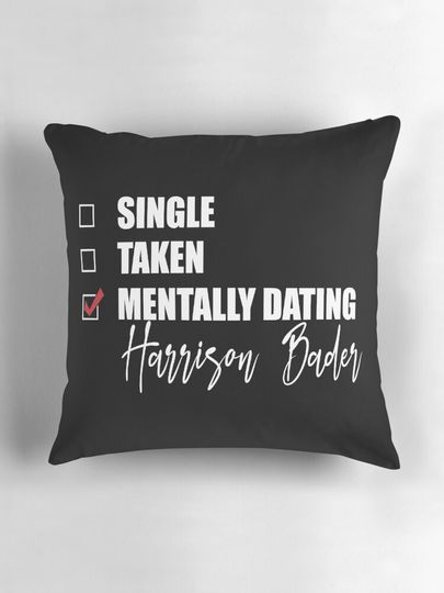 Mentally Dating Harrison Bader Pillow