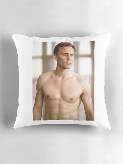 Tom Hiddleston Shirtless Pillow