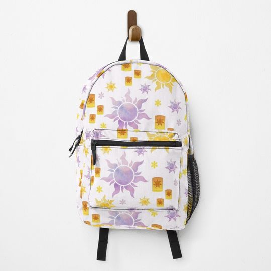 Tangled Sun Pattern Backpack