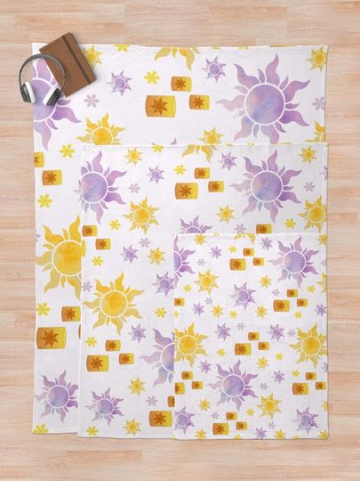 Tangled Sun Pattern Throw Blanket