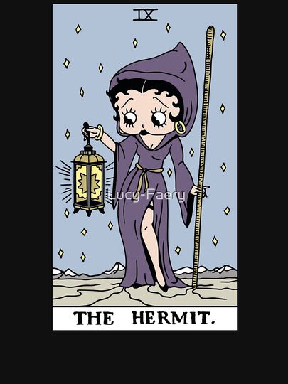 Betty Boop Tarots: The Hermit Classic T-Shirt