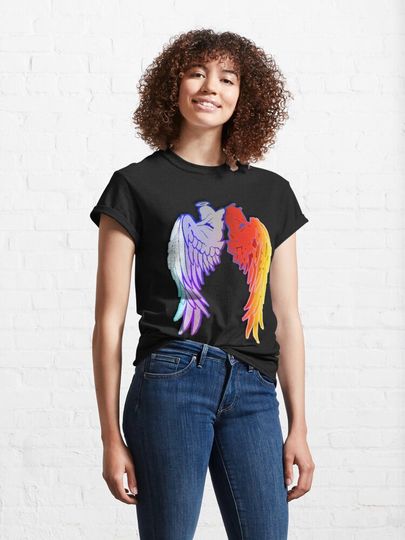Angel and Devil emoji Classic T-Shirt