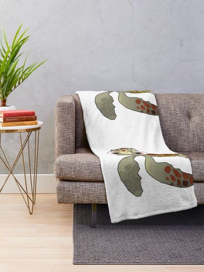 Cute squirt finding nemo Throw Blanket