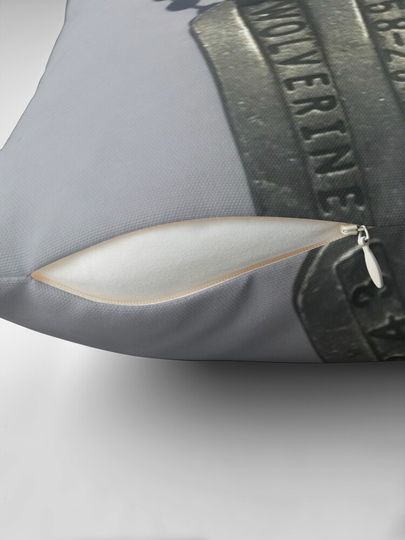 xmen logan dogtag Pillow