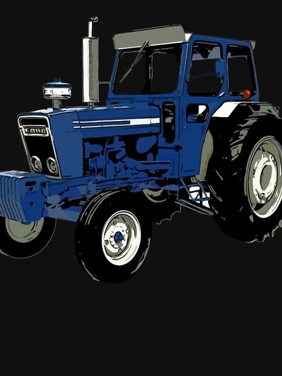 old ford tractor blue Lightweight Hoodie