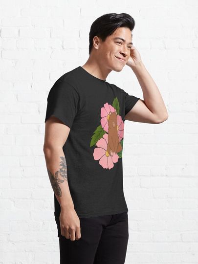 Little Bear with Flowers Classic T-Shirt