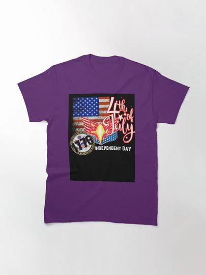 T-shirt de la journée de l'indépendance des États-Unis T-shirt classique