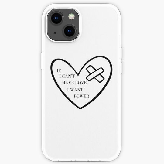 If I cant have love I want power broken heart iPhone Case