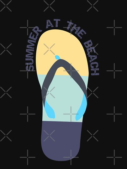 Summer at the beach in flip flops Tank Top