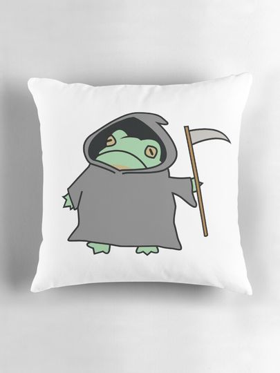 The frog of death costume Pillow