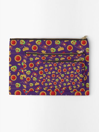 Disney Halloween Evil Queen Icons Makeup Bag