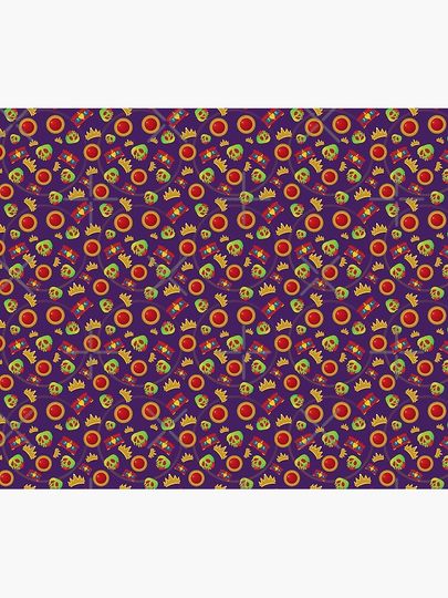 Evil Queen Icons Throw Blanket