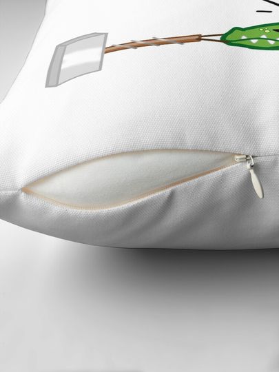 Alligator Loki with Mjolnir Pillow