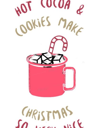 Hot Cocoa & Cookies Make Christmas iPhone Case