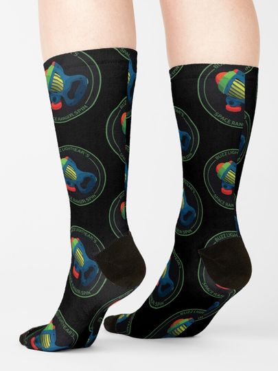 Buzz Lightyear Ride Design Socks