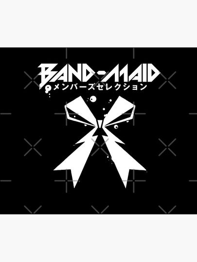 Needed Gifts Band Maid Japan Metal Logo Throw Blanket