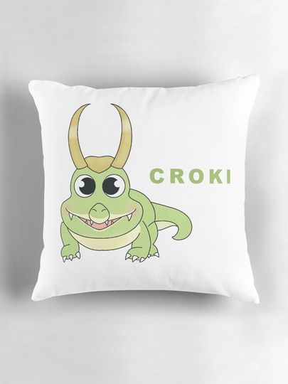 Loki, Croki Loki crocodile Pillow