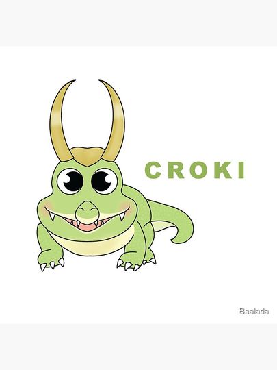 Loki, Croki Loki crocodile Pillow