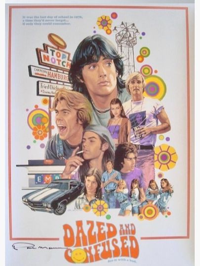 Dazed and Confused - vintage Premium Matte Vertical Poster