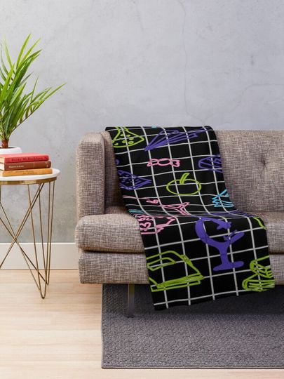 Back to School Days Throw Blanket