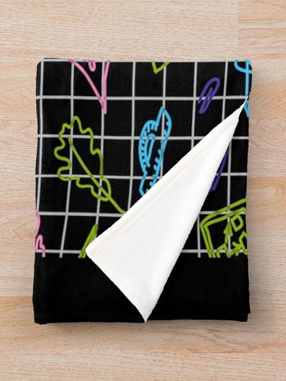 Back to School Days Throw Blanket