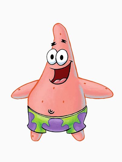 Excited Patrick Star Funny Hoodie