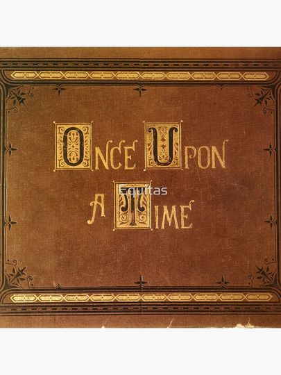 Once Upon A Time - Fitted Book Cover Pillow